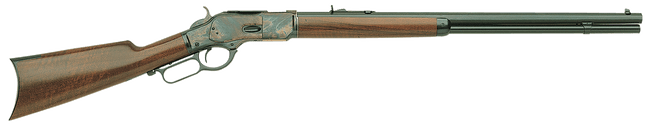 Taylors & Company 550173 1873 Sporting Leaver Action 357 Mag Caliber with 10+1 Capacity, 20" Blued Octagon Barrel, Color Case Hardened Metal Finish & Walnut Stock (Full Size)