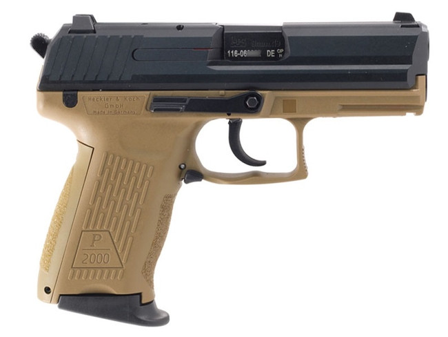 Heckler & Koch P2000 9mm Luger, 4.1in. Barrel, 10rd - FDE (81000288)
