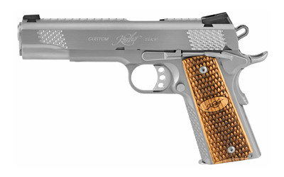 Kimber Mfg.,inc 3200181CA Stainless Raptor II (CA) 45 ACP 8+1 5" Brush Polished Front Serrations Stainless Steel Slide - 3200181CA - 669278921815