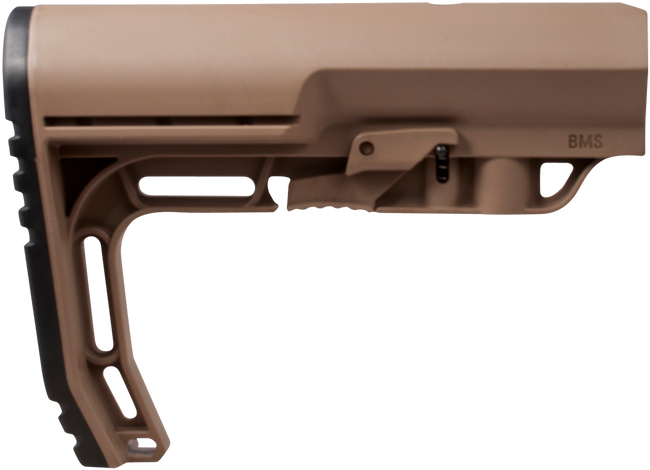 Mission First Tactical BMSSDE Battlelink Minimalist Stock Scorched Dark Earth Collapsible for AR-15 M16 M4 Commercial Tube Not Included
