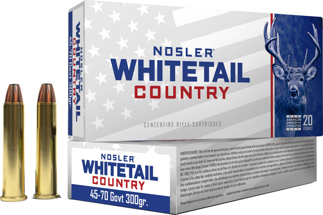 NOSLER 45-70 GOVT 300GR SW 20/200 - 40145 - 054041401456