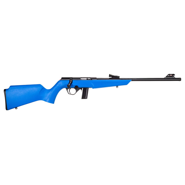 Rossi Compact Bolt Action Rimfire Rifle - Black / Blue | .22 LR | 16.5" Barrel | 10rd | Polymer Stock - RB22L1611BL  - 754908321407