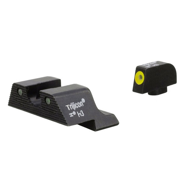 Trijicon HD XR Night Sight Set Yellow Front Outline for Glock 42 43
