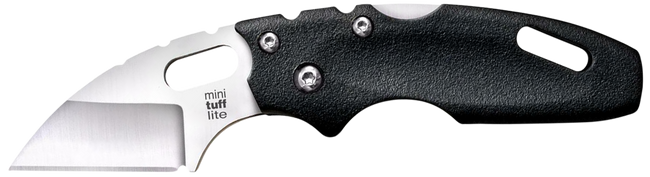 Cold Steel CS20MT Tuff Lite  Mini 2" Folding Sheepsfoot Plain 4034 SS Blade, 3" Black Griv-Ex Handle, Includes Pocket Clip