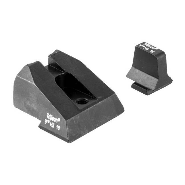 Trijicon Height Sights Green Tritium White Outline Smith & Wesson M&P