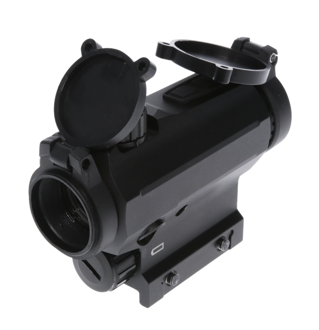TruGlo Prism Tactical Rifle Sight 25mm 1x Red Dot 6 MOA Picatinny 25-32mm