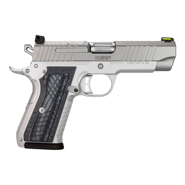 Kimber KDS9c Pistol 9mm 4.09 in. KimPro Silver 15 rd. - 3100012 - 669278310121