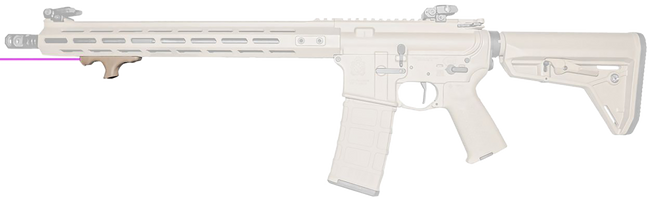Viridian Hs1 Ar Hand Stop Infrared Laser Picatinny Rail Adapter Hs Series Flat Dark Earth