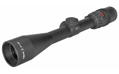 Trijicon AccuPoint 3-9x40mm 1in Tube Illuminated Red Triangle Post Reticle Rifle Scope - 200010 - 719307400146