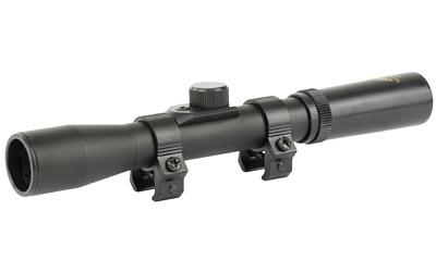 NcStar 4x20mm Compact Air Rifle Scope 3/8 DT Rings Blue Lens - SCA420B - 814108010454
