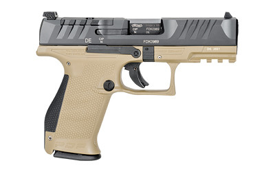 Walther PDP Compact Optic Ready Pistol 9mm 4 in. Two-Tone Tan 15 rd. - 2858444 - 723364227066
