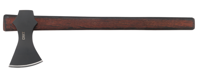 CRKT 2749 Freya  3.46" Blade S55C/1055 Carbon Steel Blade Tennessee Hickory Handle 19" Long Axe w/Hammer