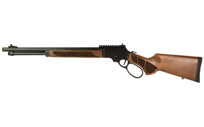 Smith & Wesson 13811 1854  45 Long 9+1 19.25" Black Armornite Threaded Barrel, Black Armornite Picatinny Rail Stainless Steel Receiver, Fixed Walnut w/Textured Grip Panels Stock, Large Loop - 13811 - 022188898576