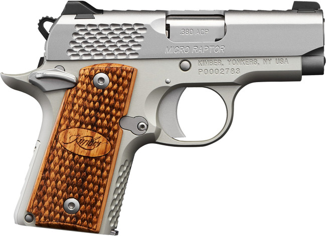 Kimber Micro Raptor Pistol 380 ACP 2.75 in. Stainless 7+1 rd.