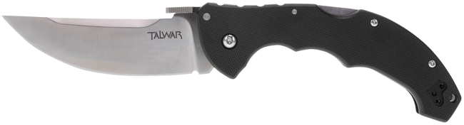 Cold Steel CS21TTL   4" Folding Straight Back Plain S35VN Blade 5.25" G10 Handle Includes Belt Clip