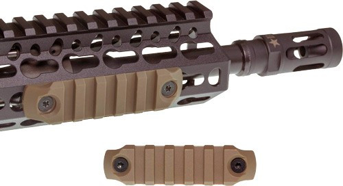 Bravo Company USA KeyMod Picatinny Rail Section Nylon Flat Dark Earth - BCM-KMR-1913-N3-FDE - 855877004510