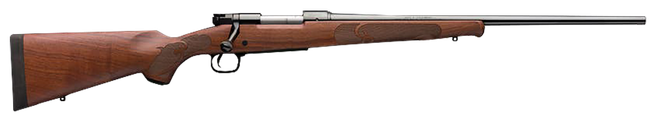 Winchester Model 70 Featherweight 6.8 Western 24 Inch 3 Rounds Brushed Polish Walnut