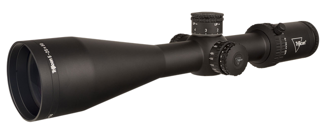 Trijicon Tenmile 5-25x50mm 30mm Tube LED Illuminated Red MRAD Center Dot Reticle