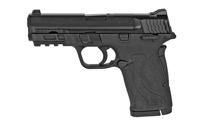 Smith & Wesson 11663 M&P Shield EZ Micro-Compact Frame 380 ACP 8+1, 3.67" Black Armornite Steel Barrel & Serrated Slide, Matte Black Polymer Frame w/Picatinny Rail, Thumb/Grip Safety, Ambidextrous - 11663 - 022188869743