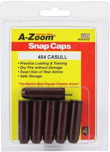 A-Zoom Metal Snap Caps .454 Casull 6/ct - 16126 - 666692161261