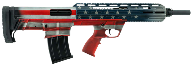 Tokarev USA TBP Bullpup, 12GA, 18.5in. Barrel, 5rd, Adj. Synth. Stock - US Flag (21000164)