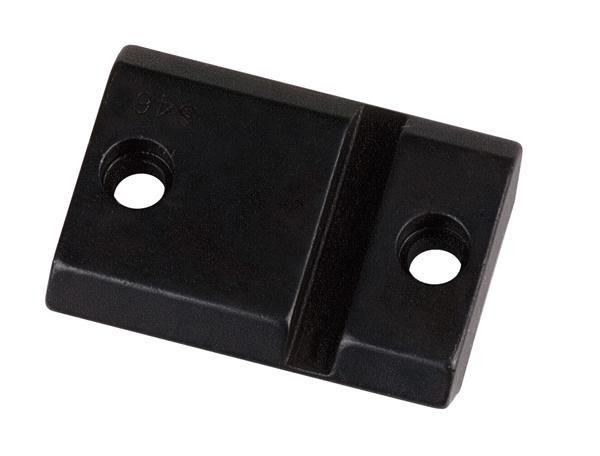 Weaver Grand Slam Steel Top Mount Extension Scope Base - Matte Black - #S402 - Browning BBR FRONT