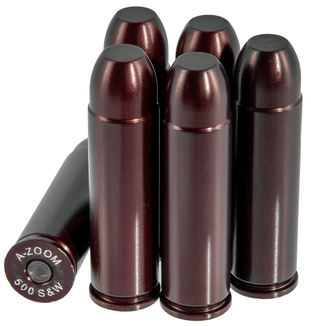 A-Zoom Metal Snap Caps .500 S&W 6/ct - 16144 - 666692161445