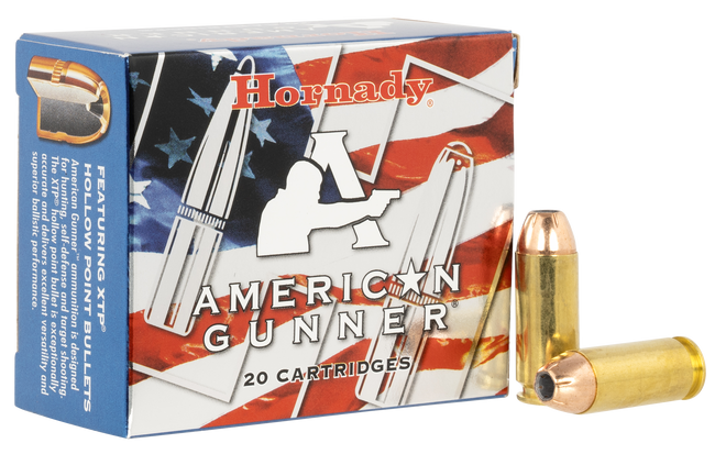 Hornady American Gunner Pistol Ammo 10mm 155 gr. XTP 20 rd.