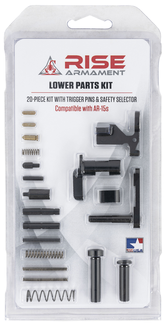 Rise Armament 12003 Lower Parts Kit No Fire Control Group for AR-15