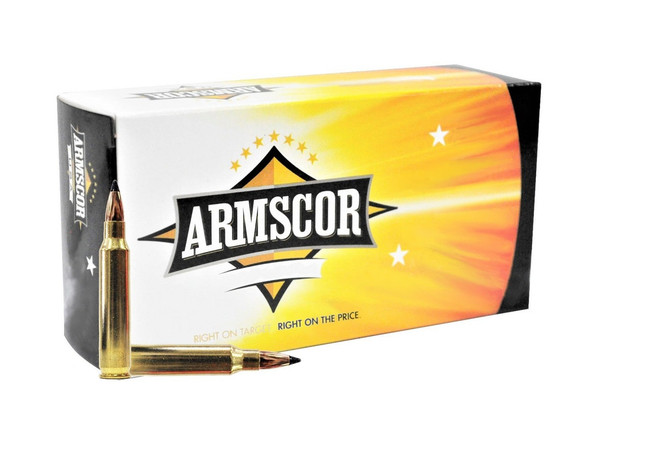 Armscor .223 Rem. Rifle Ammo - 62 Grain | Full Metal Jacket | 1000rd Case (50 Boxes)