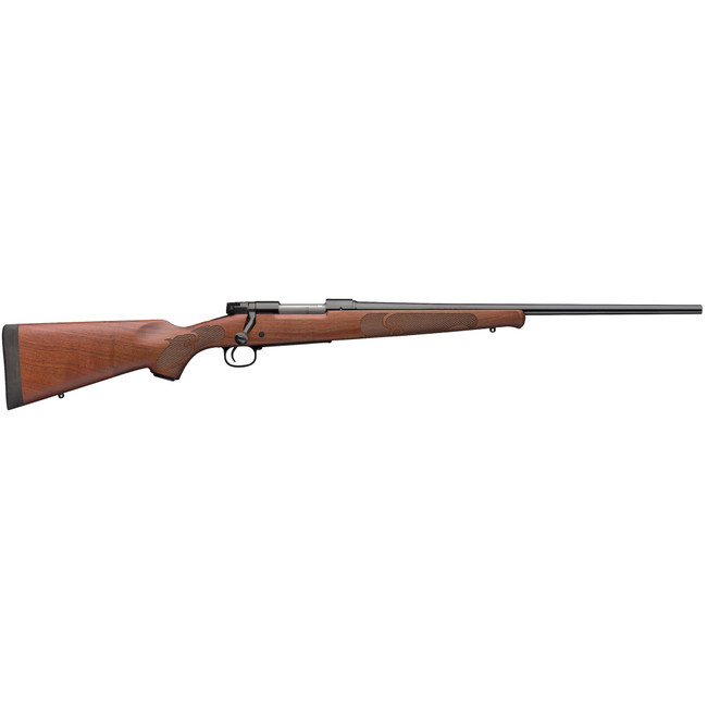 Winchester Guns 535200229 Model 70 Featherweight 264 Win Mag 3+1 Cap 24" Brushed Polish Blued Rec/Barrel Satin Walnut Fixed with Feather Checkering Stock Right Hand with MOA Trigger System (Full Size) - 535200229 - 048702002267