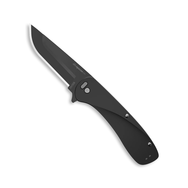 Outdoor Edge Razor VX1 EDC Knife Aluminum Black 3 in.