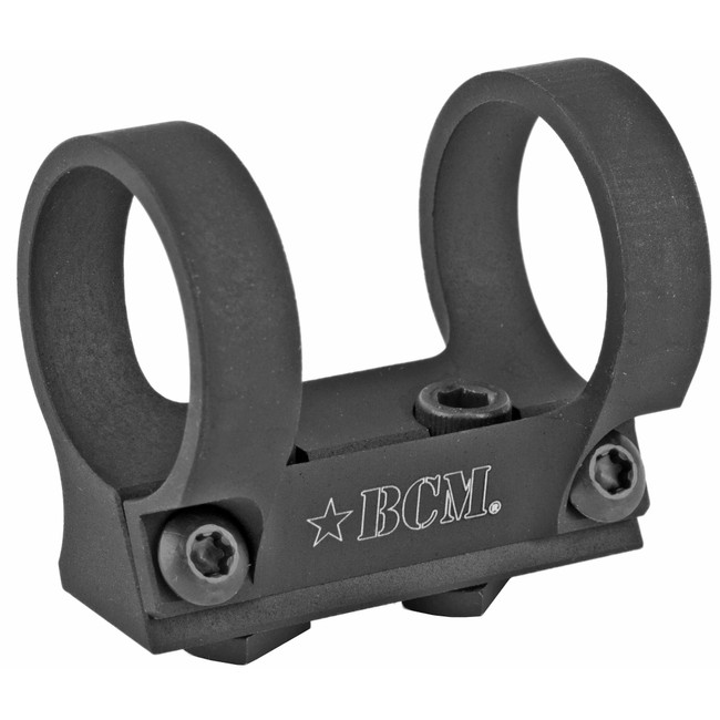Bravo Company USA BCM 1 Inch Light Mount Mod 0 MLOK Scope Ring Combo Aluminum - LM1M0MCMR              - 812526021533