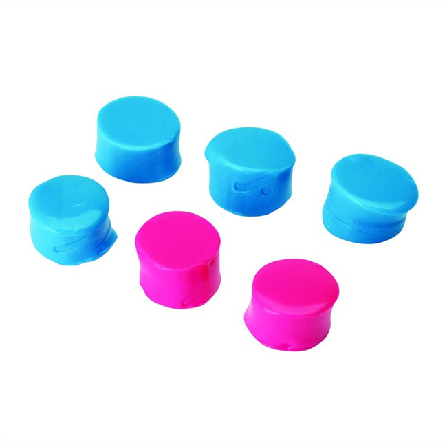 Silicon Plugs - Pink/Teal