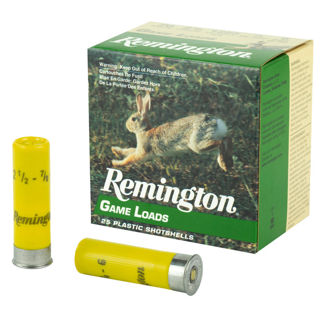Remington Game Loads 20 ga. 2.75 in. 6 Shot 25 rd. - 20040 - 047700040202