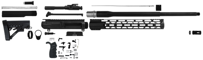 Tacfire Ssrk65crdlpk20bn Ar Build Kit Rifle 6.5 Creedmoor Nitride 5/8-24