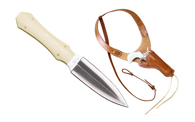 Cimarron CA346DOC Doc Holliday Thunderer Combo 45 Colt (LC) 6 Shot, 3.50" Nickel Barrel, Cylinder & Frame, White Birds Head Grips w/"Doc Holliday" Engraved In The Backstrap - CA346DOC - 844234100040