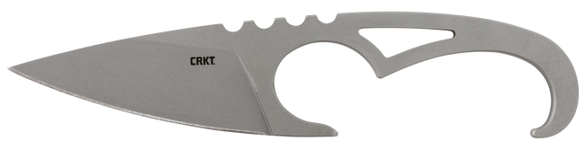 CRKT 2909 SDN  2.65" Fixed Drop Point Plain Bead Blasted 4116 Stainless Steel Includes Sheath