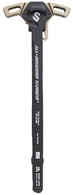 Lead & Steel Llc LS-CHODE-FDE Charging Handle  AR-15/M16 Flat Dark Earth Type 3 Hard Anodize 7075-T6 Aluminum