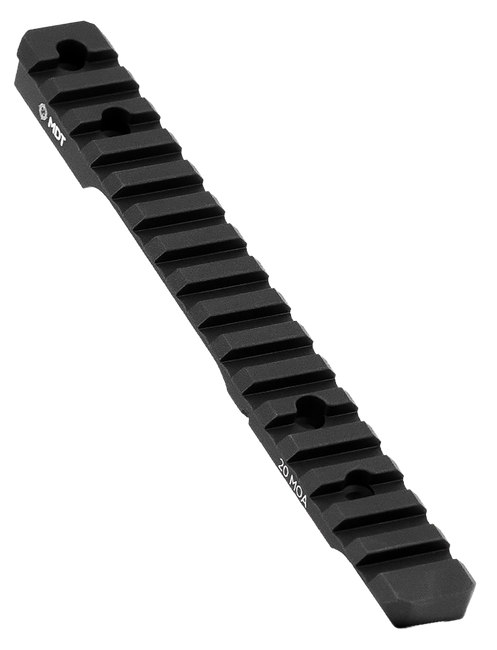 Mdt Sporting Goods Inc 102190BLK Picatinny Scope Rail  Black Anodized 11" Long Fits Tikka T3/T3x Short Action, 20 MOA