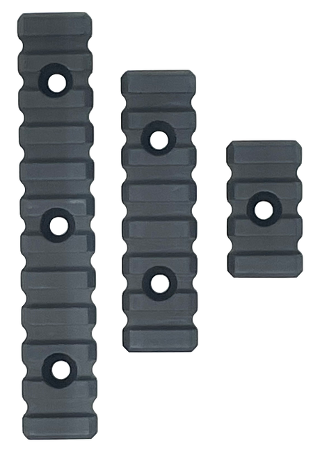 Bowden Tactical J1311545 Picatinny Rail Set of 3  Black Anodized