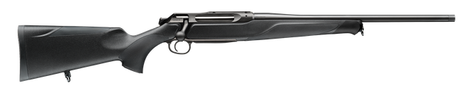Sauer 80117629 505 Synchro XT Full Size 243 Win Mag 5+1 22" Titanium Gray Threaded Barrel, Saddle Mount Steel Receiver, Black Fixed Synthetic Stock - 80117629 - 810496024707
