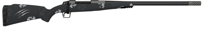 Fierce Firearms ROG7PRC22GP Carbon Rogue  Full Size 7mm PRC 3+1 22" Hand Lapped/Match Grade Threaded Barrel, Glacier Cerakote Steel Receiver, Phantom Camo Fierce Rogue Carbon Fiber Stock