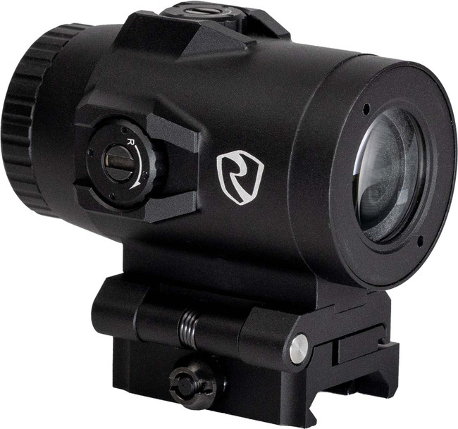 Riton 3 Tactix 3x Magnifier with 22mm Objective Lens for Red Dot Sights Picatinny Mount - 3T3XMAG24 - 850041390789