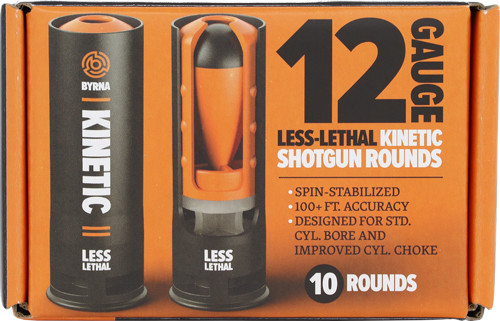 Byrna Technologies SS61301 Kinetic Less Lethal 12Gauge 1.40" 0.15oz Slug Shot 10/Box - SS61301 - 810042113350