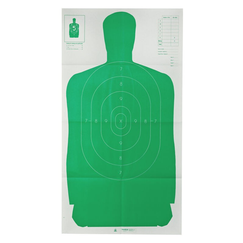 Champion Targets 40732 LE (Law Enforncement) Police Targets, LE B27FSA Green Silhouette, 100 Pack