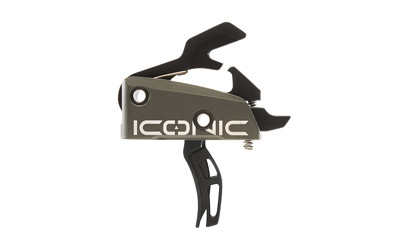 Rise Armament T22Grn Two Stage Curved Trigger 2 lb Draw Green Ar15 Ar10 - T22GRN - 850011713297