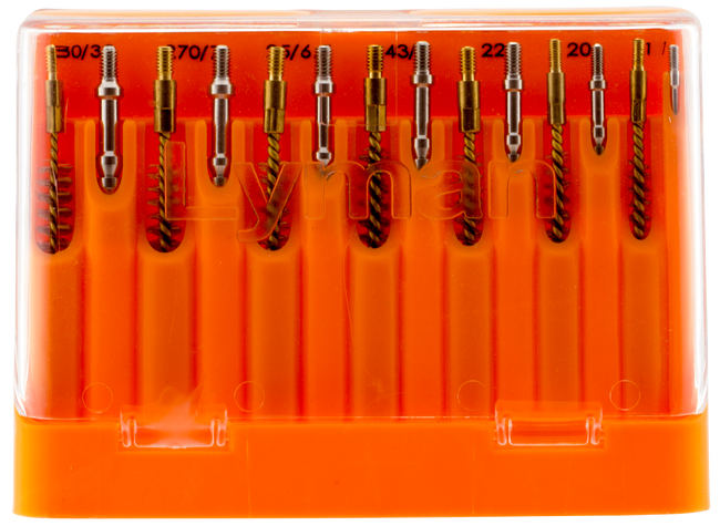 Lyman 7631270 Jag and Brush Set 26 Piece .17 Cal-.45 Cal
