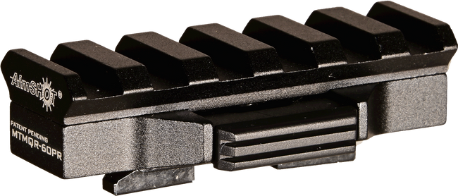 AimShot MTMQR60PR Quick Release M-Lok Adapter Picatinny Rail  Black Anodized