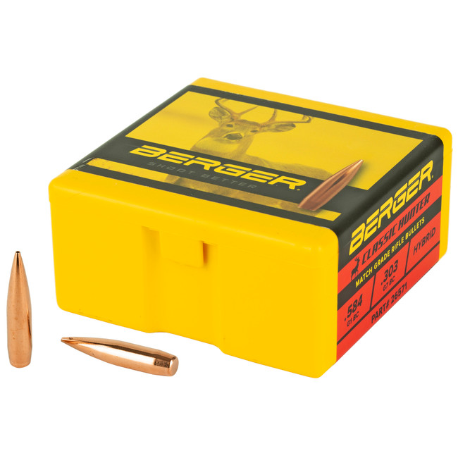 Berger Match Grade Hunting Bullets CLASSIC HUNTER 6.5mm .264" 135 gr 100/ct - 26571 - 679459265713